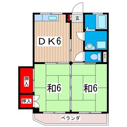 陽崇台ハイツの物件間取画像